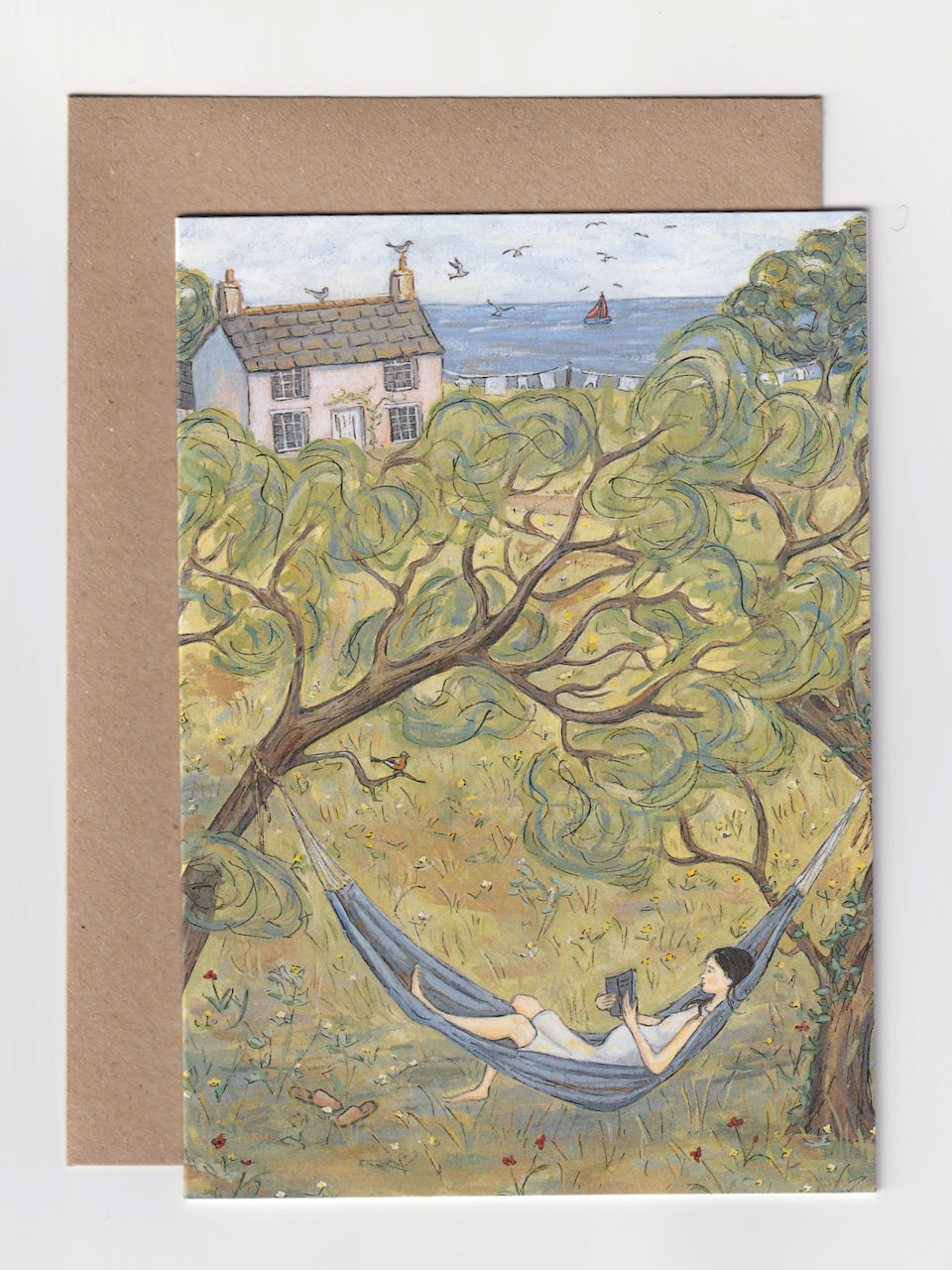 Waiting - Greeting Card - Folded Card