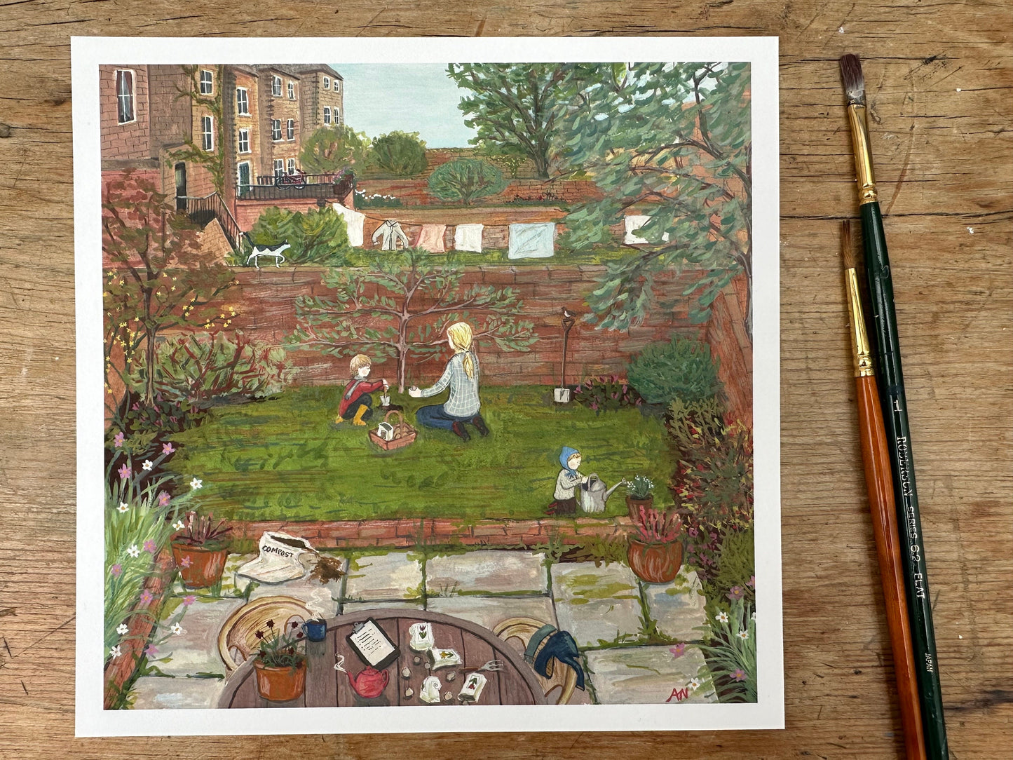Dreaming of Spring - Fine Art Print - Giclee Print of Original Gouache Painting