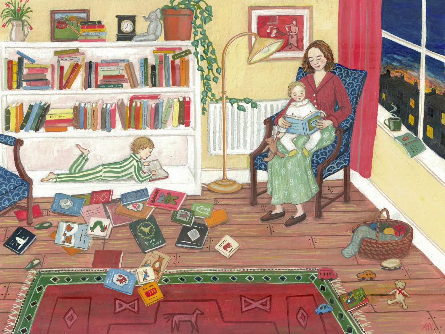 Last Light - Fine Art Print - Giclee Print of Original Gouache Painting