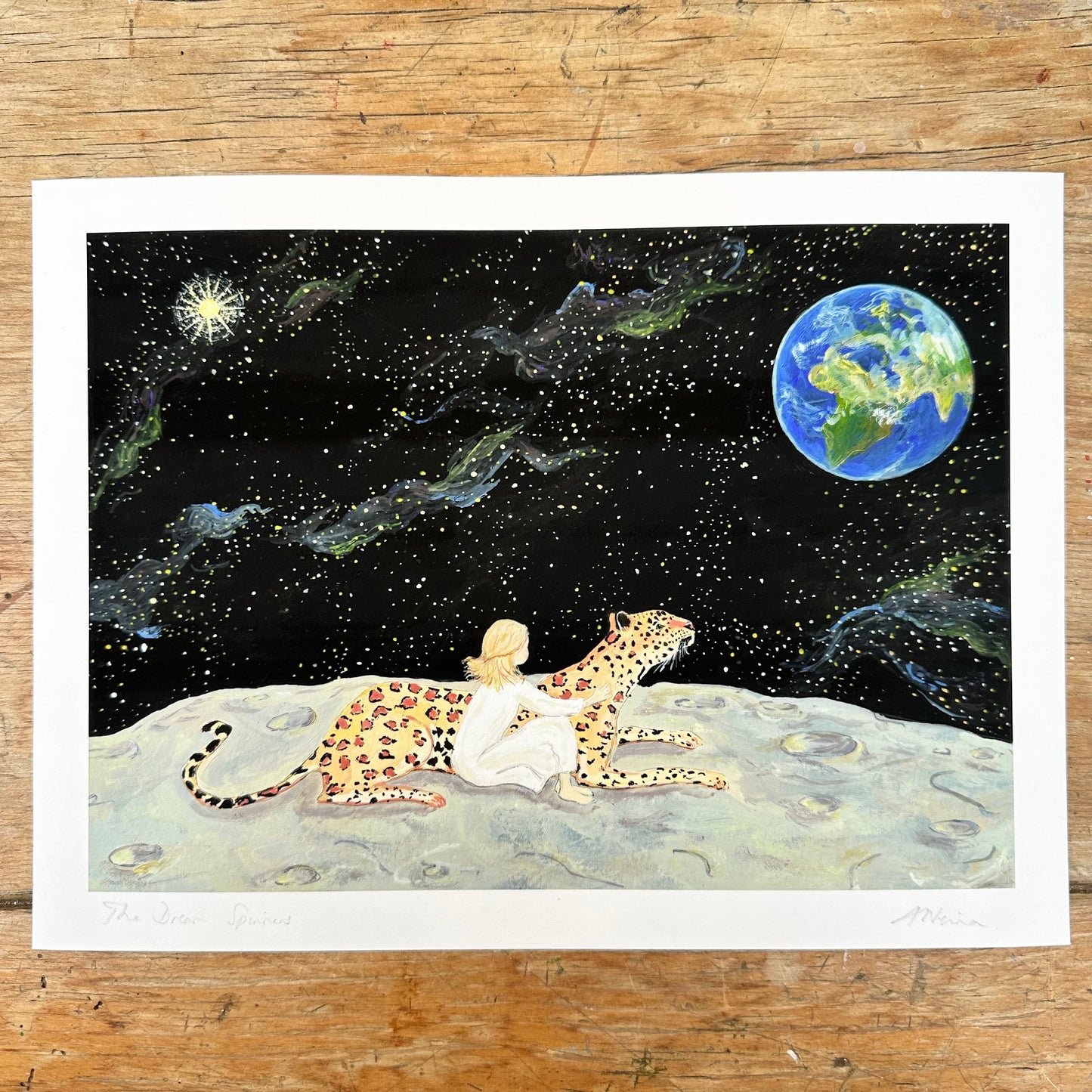The Dream Spinners - Fine Art Print - Giclee Print of Original Gouache Painting