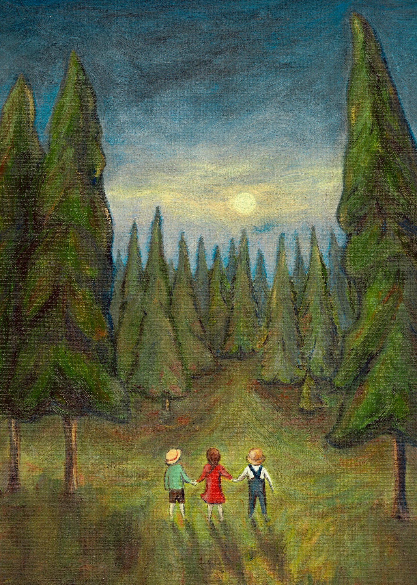Into the Woods - Fine Art Print - Giclee Print of Original Oil Painting