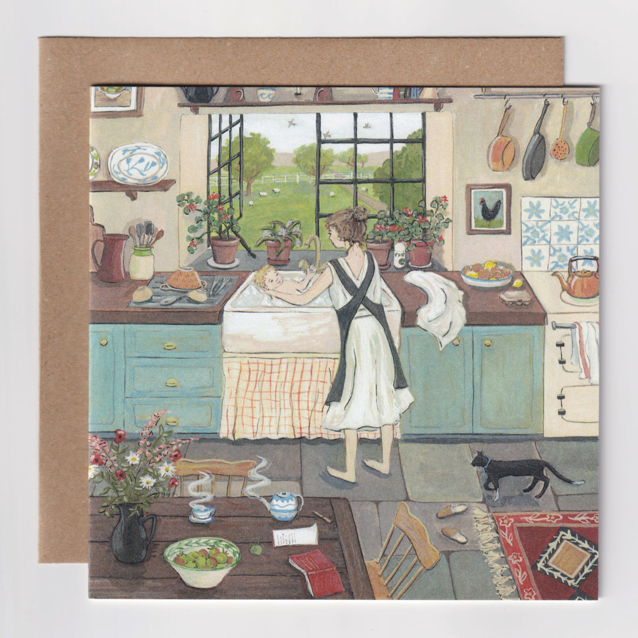 The Kitchen Sink - Greeting Card - Folded Card