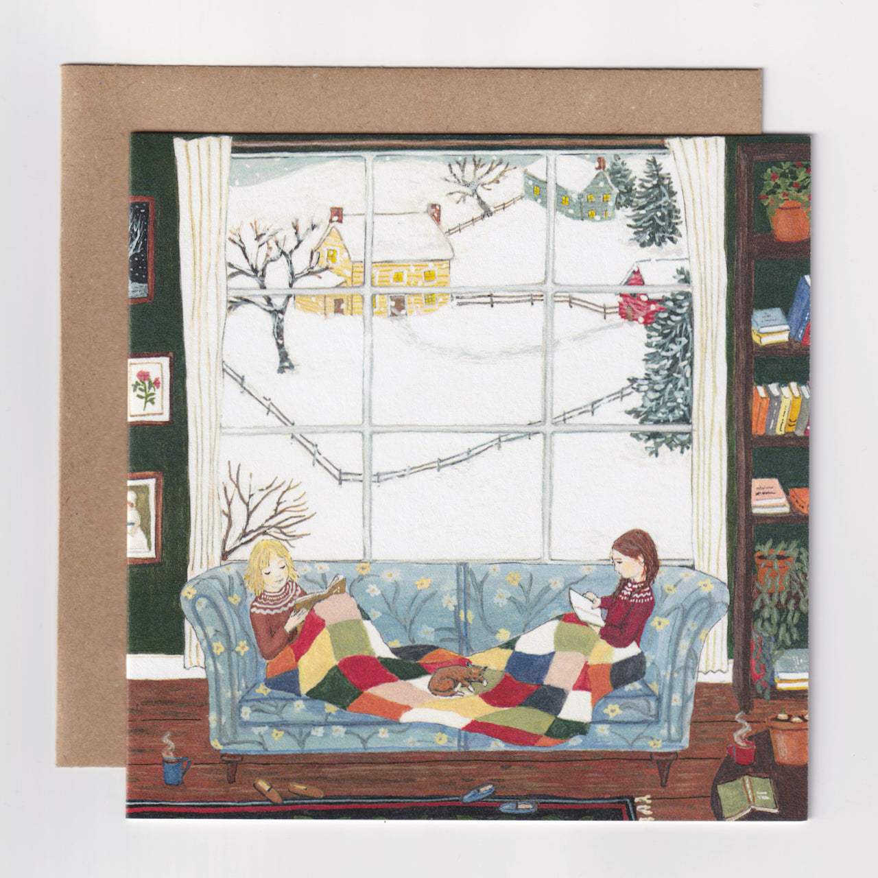 Snow Day - Greeting Card - Folded Card
