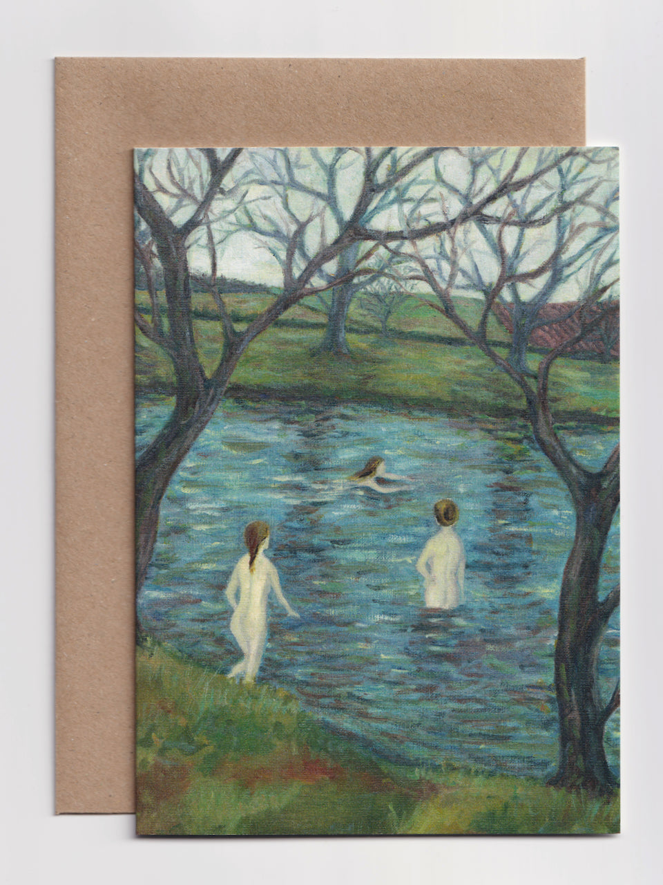 The Swimmers - Greeting Card - Folded Card