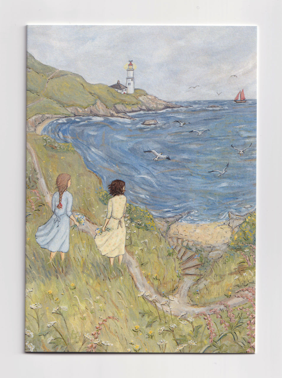 To the Lighthouse - Greeting Card - Folded Card