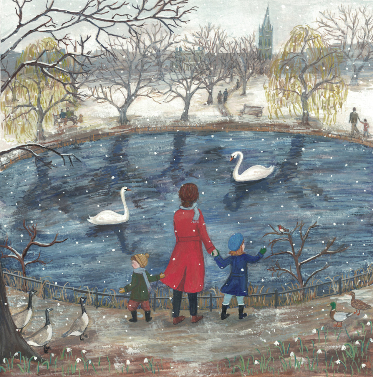 The Peace of Wild Things - Fine Art Print - Giclee Print of Original Gouache Painting