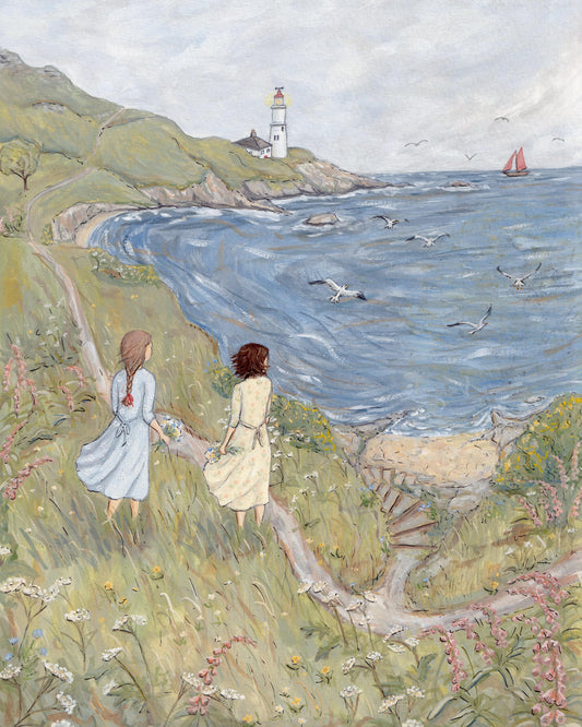 To the Lighthouse - Greeting Card - Folded Card